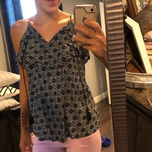 Cute tassel tie tank